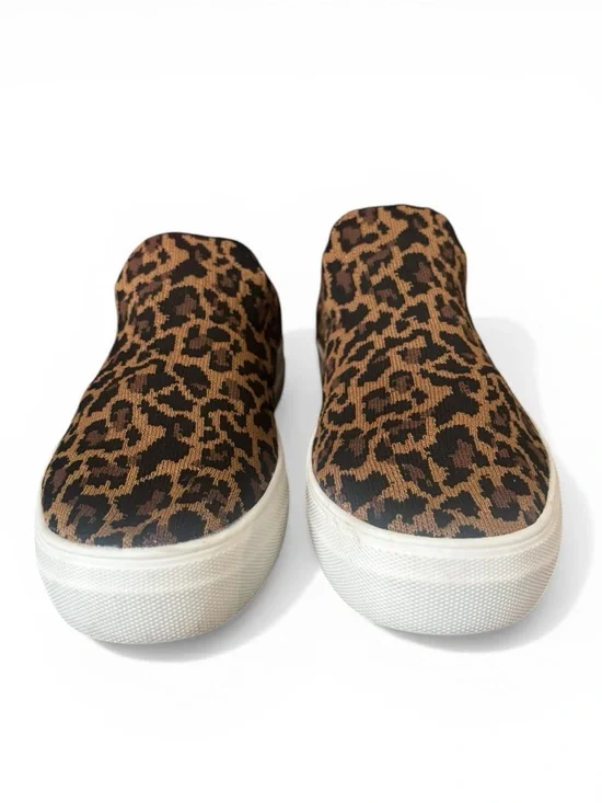 Women’s Steve Madden Darayl Slip-On Animal Print Sneakers -Size 8.5 - Picture 2 of 5